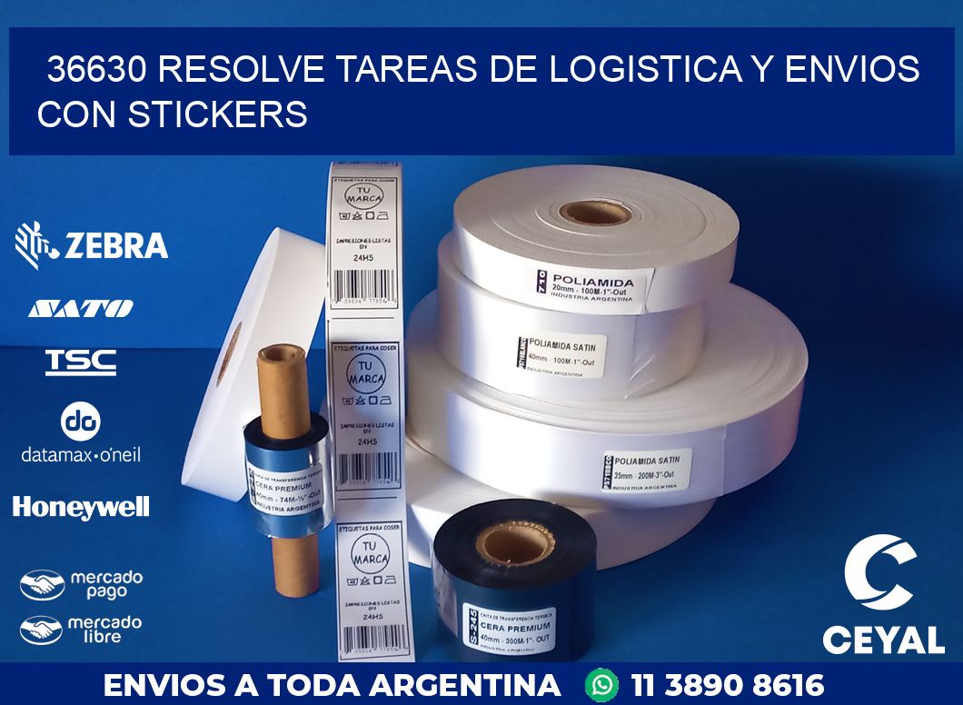 36630 RESOLVE TAREAS DE LOGISTICA Y ENVIOS CON STICKERS