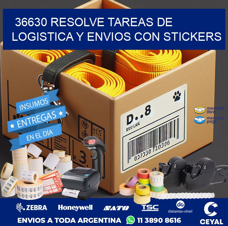 36630 RESOLVE TAREAS DE LOGISTICA Y ENVIOS CON STICKERS