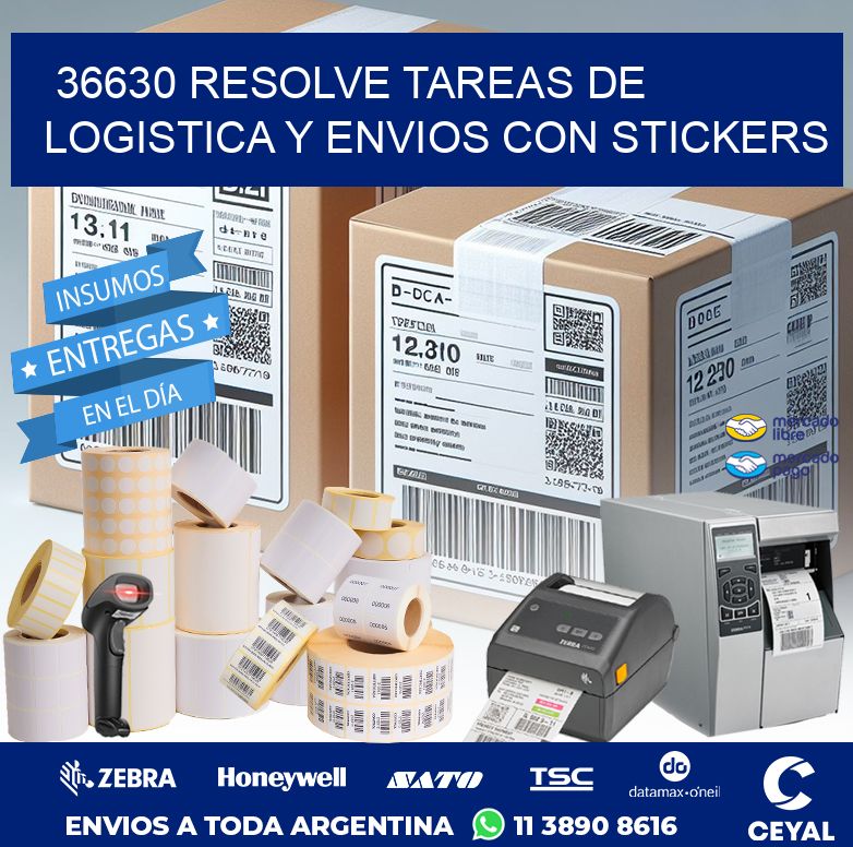 36630 RESOLVE TAREAS DE LOGISTICA Y ENVIOS CON STICKERS