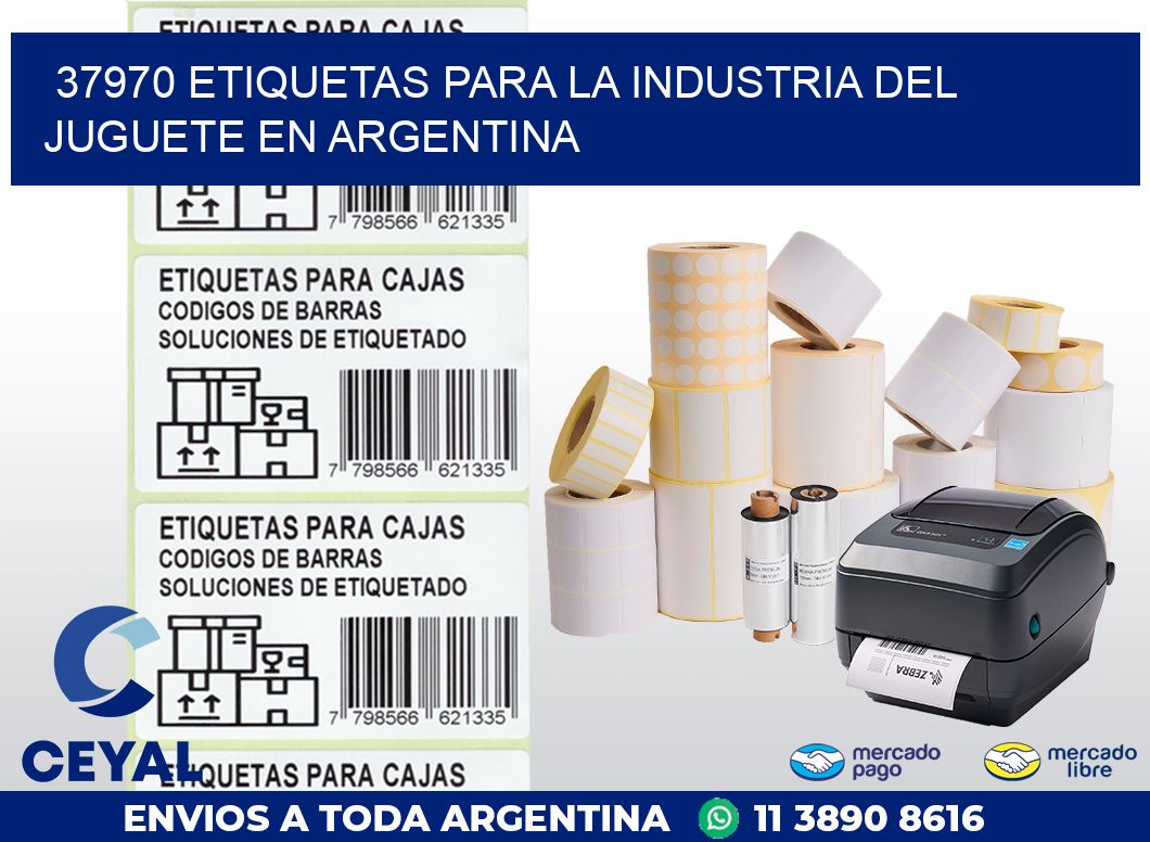 37970 ETIQUETAS PARA LA INDUSTRIA DEL JUGUETE EN ARGENTINA