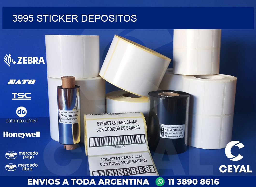 3995 STICKER DEPOSITOS