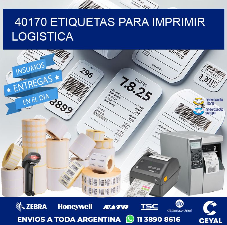 40170 ETIQUETAS PARA IMPRIMIR LOGISTICA