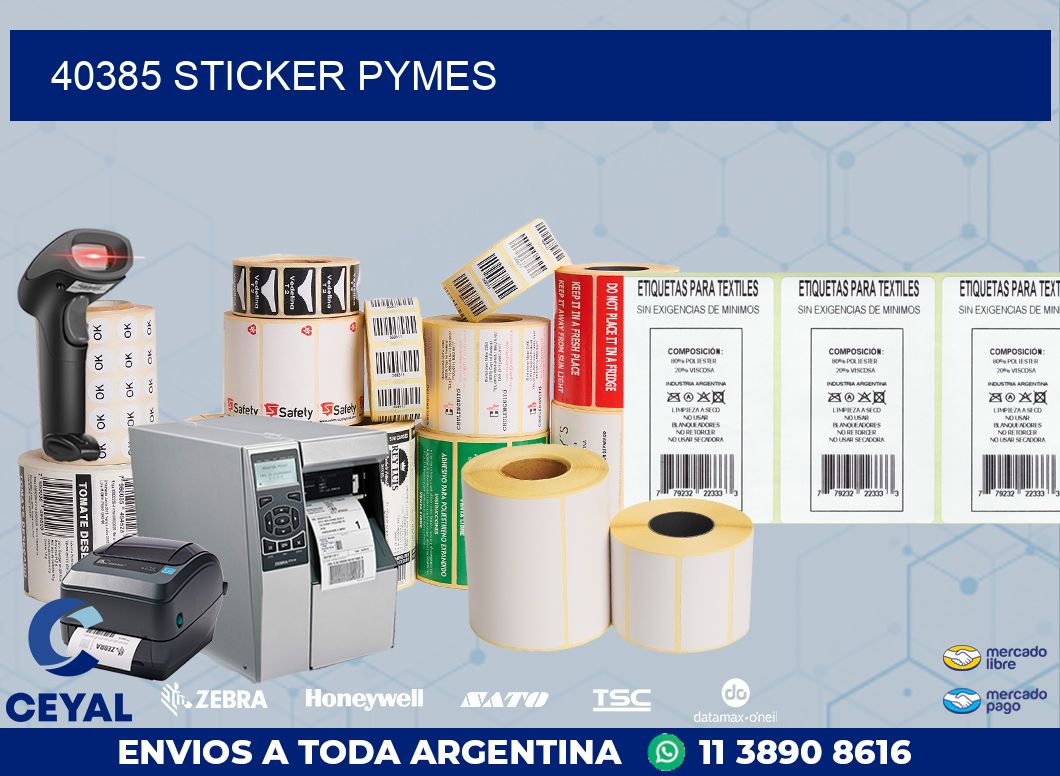 40385 STICKER PYMES