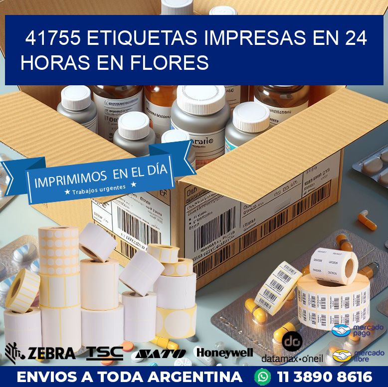 41755 ETIQUETAS IMPRESAS EN 24 HORAS EN FLORES