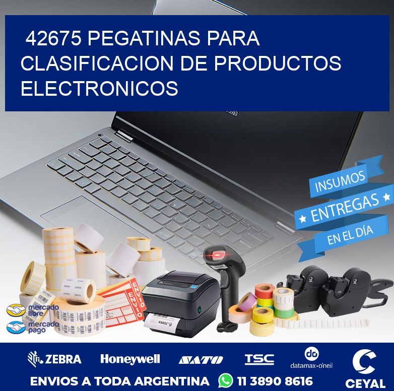 42675 PEGATINAS PARA CLASIFICACION DE PRODUCTOS ELECTRONICOS