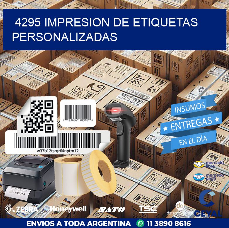 4295 IMPRESION DE ETIQUETAS PERSONALIZADAS