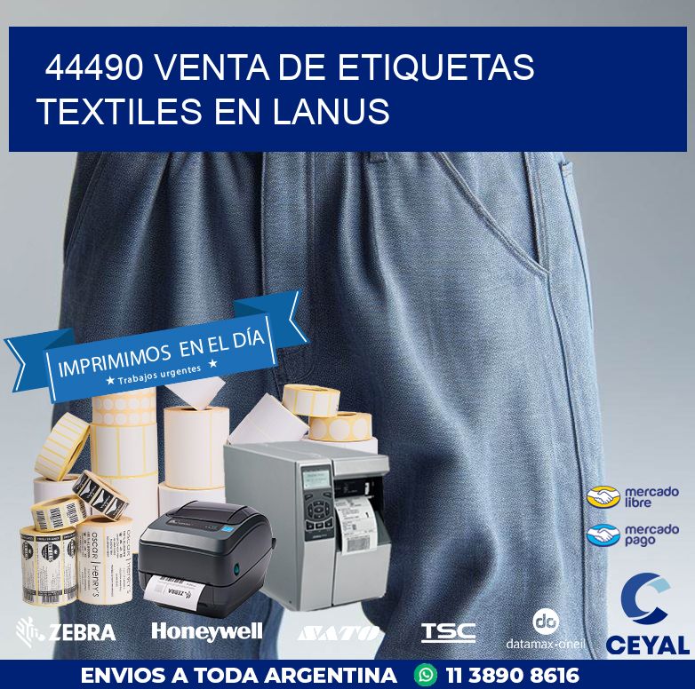 44490 VENTA DE ETIQUETAS TEXTILES EN LANUS