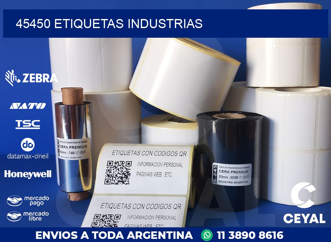 45450 ETIQUETAS INDUSTRIAS