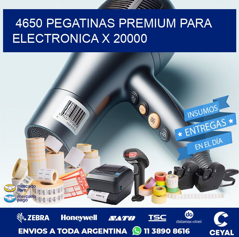 4650 PEGATINAS PREMIUM PARA ELECTRONICA X 20000