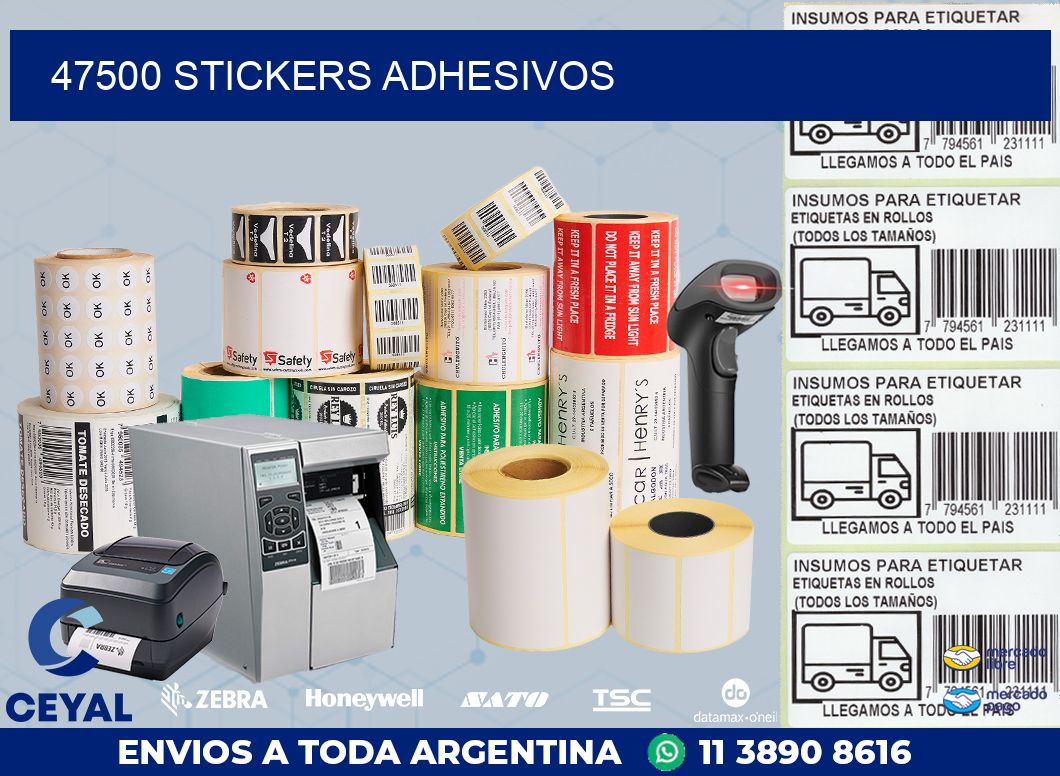 47500 STICKERS ADHESIVOS