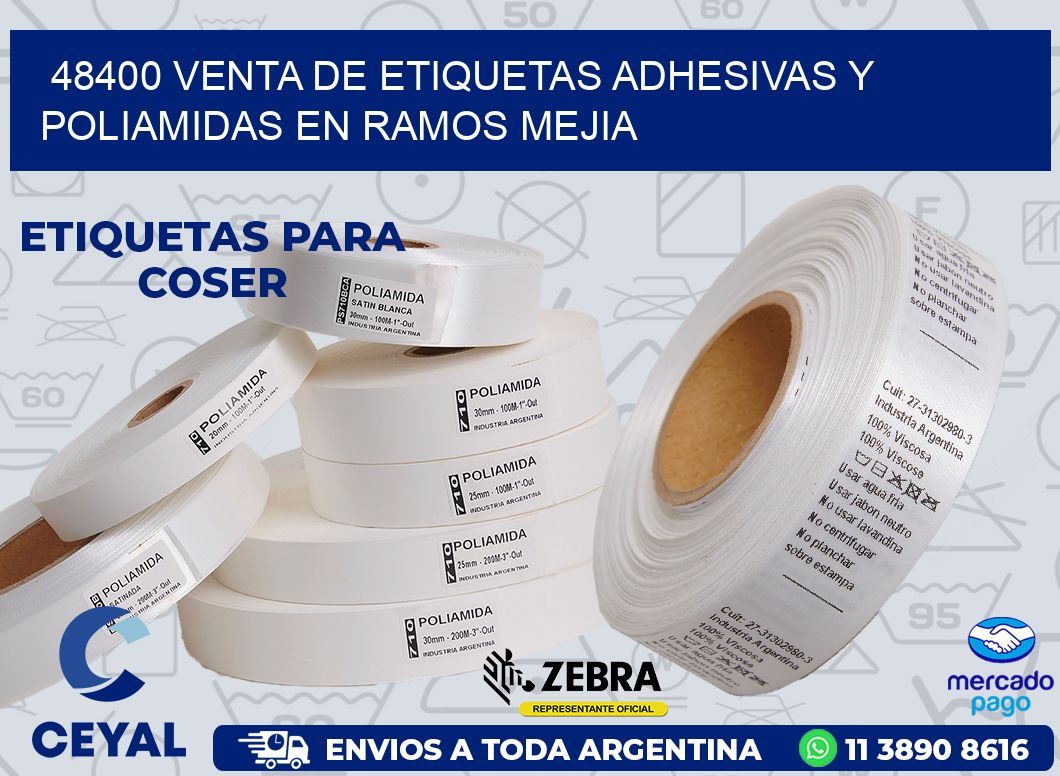 48400 VENTA DE ETIQUETAS ADHESIVAS Y POLIAMIDAS EN RAMOS MEJIA