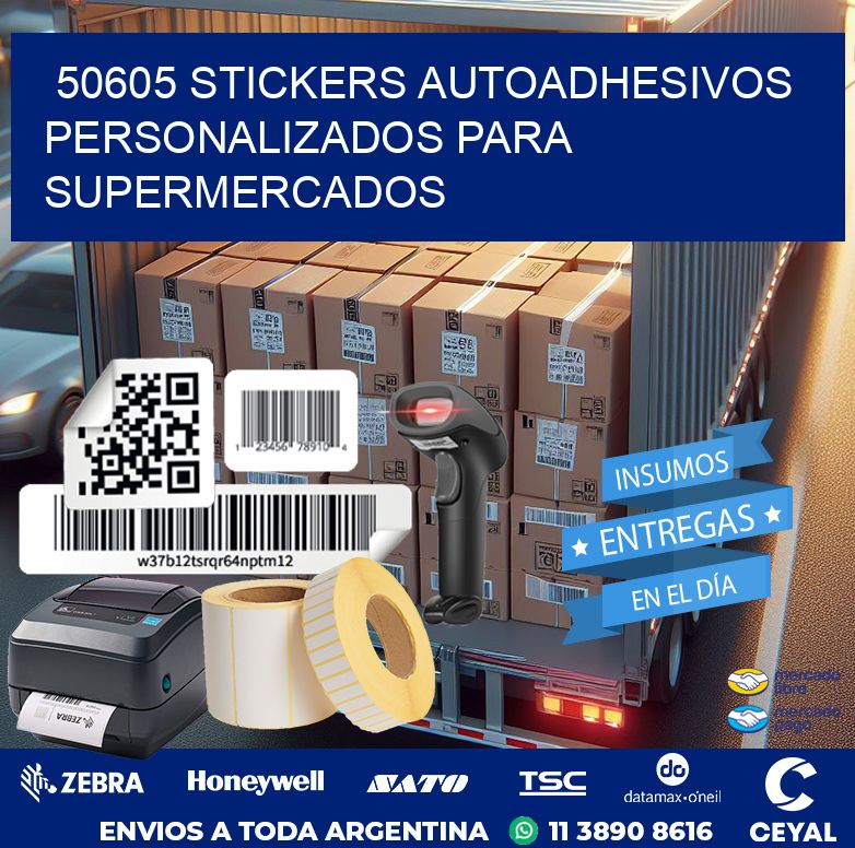 50605 STICKERS AUTOADHESIVOS PERSONALIZADOS PARA SUPERMERCADOS