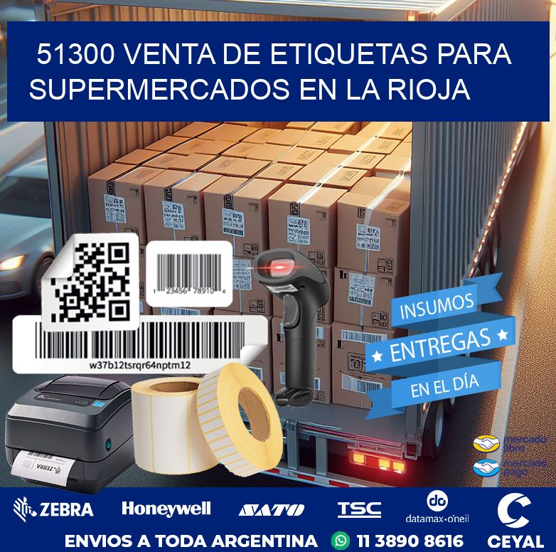 51300 VENTA DE ETIQUETAS PARA SUPERMERCADOS EN LA RIOJA