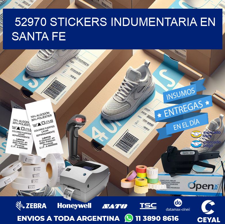 52970 STICKERS INDUMENTARIA EN SANTA FE