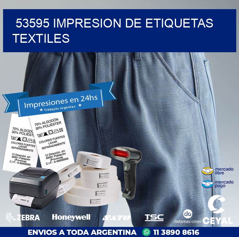 53595 IMPRESION DE ETIQUETAS TEXTILES