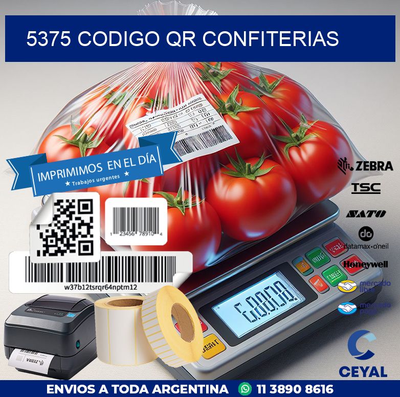 5375 CODIGO QR CONFITERIAS