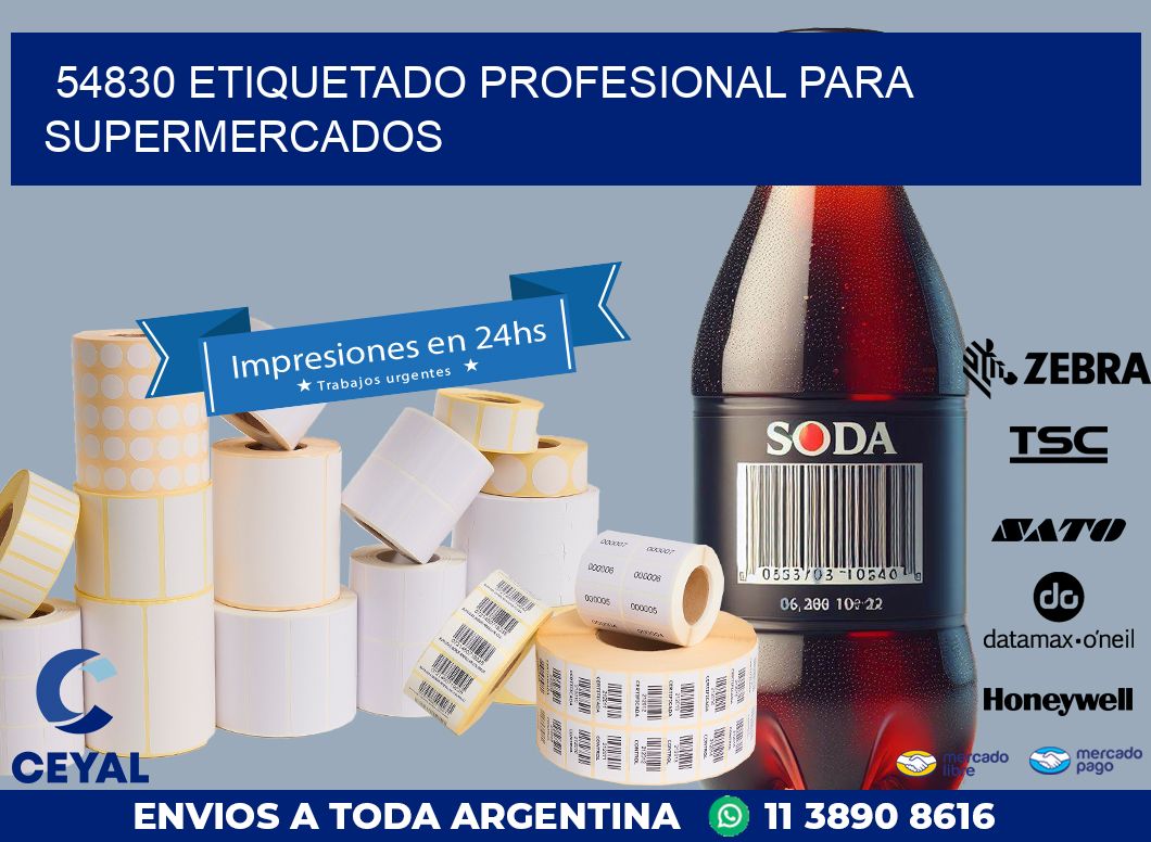 54830 ETIQUETADO PROFESIONAL PARA SUPERMERCADOS