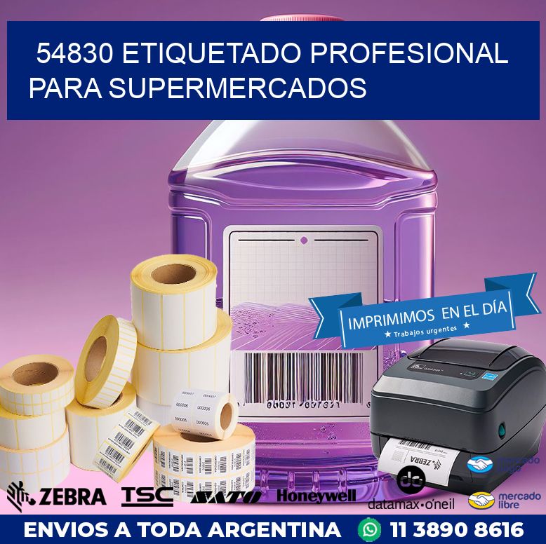 54830 ETIQUETADO PROFESIONAL PARA SUPERMERCADOS