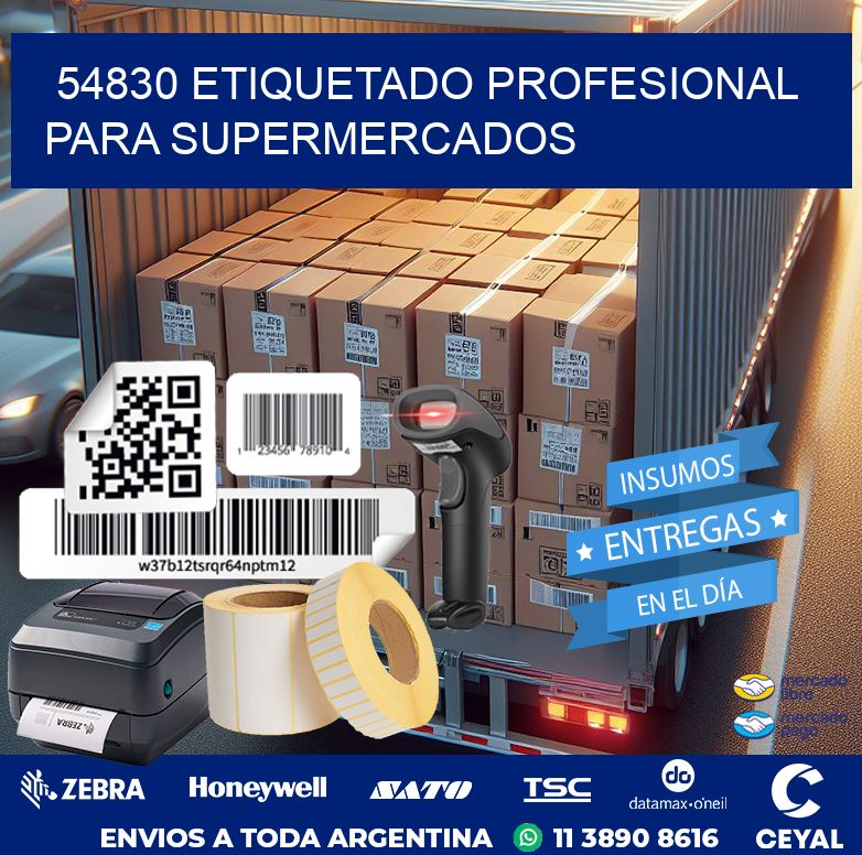 54830 ETIQUETADO PROFESIONAL PARA SUPERMERCADOS