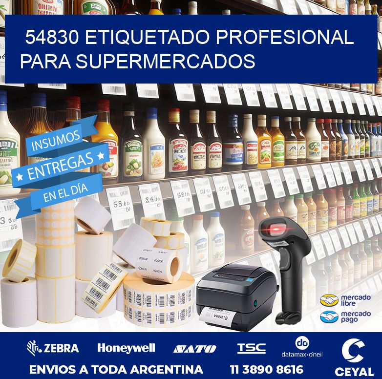 54830 ETIQUETADO PROFESIONAL PARA SUPERMERCADOS