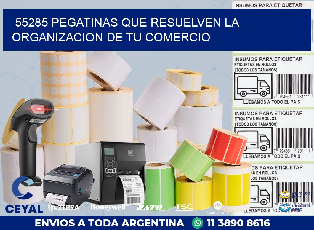 55285 PEGATINAS QUE RESUELVEN LA ORGANIZACION DE TU COMERCIO