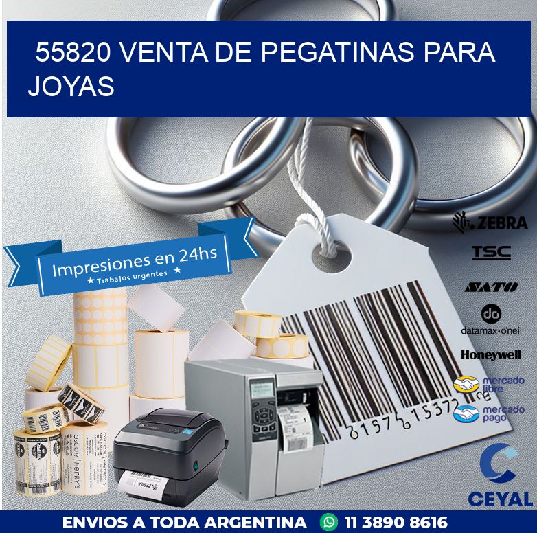 55820 VENTA DE PEGATINAS PARA JOYAS