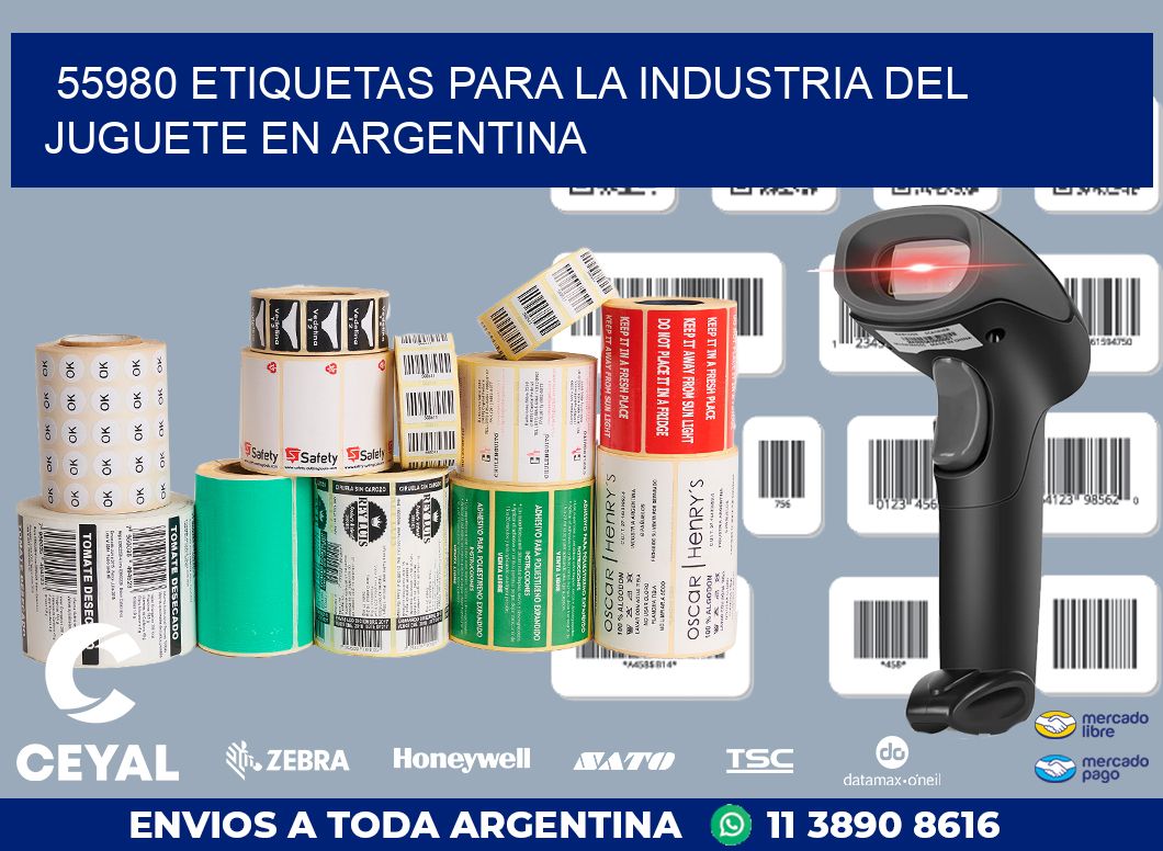 55980 ETIQUETAS PARA LA INDUSTRIA DEL JUGUETE EN ARGENTINA