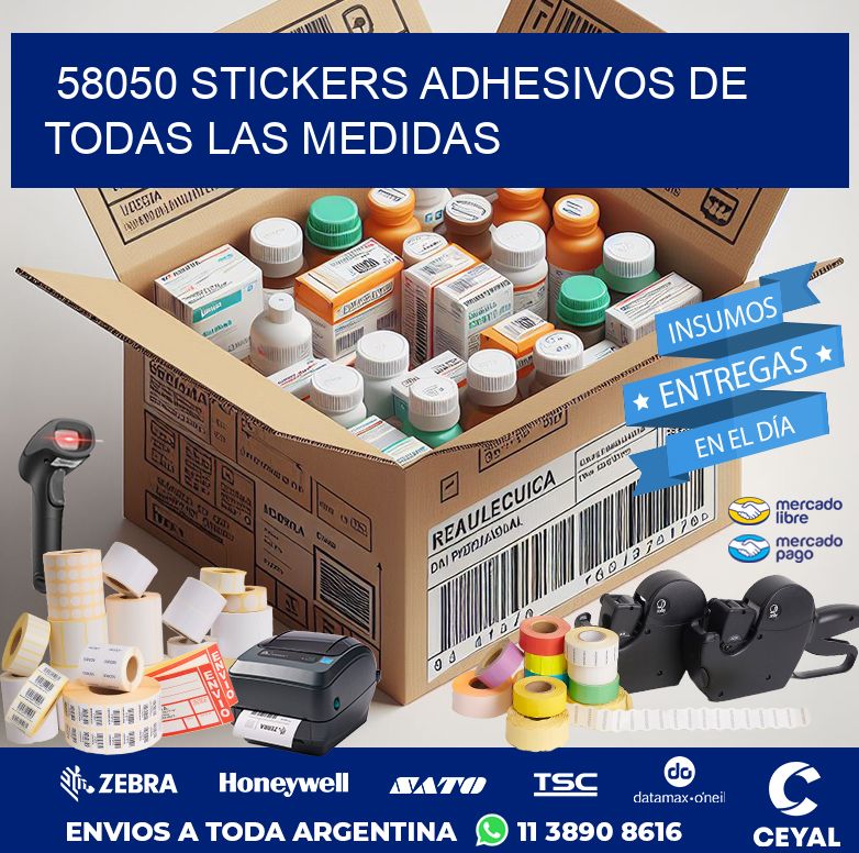 58050 STICKERS ADHESIVOS DE TODAS LAS MEDIDAS