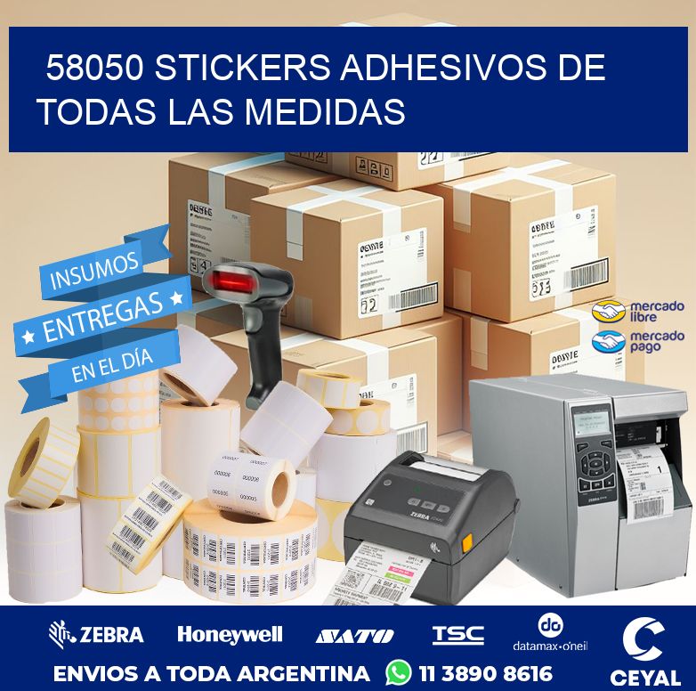 58050 STICKERS ADHESIVOS DE TODAS LAS MEDIDAS