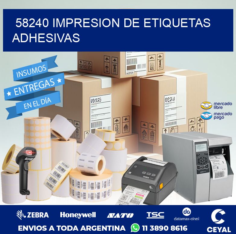 58240 IMPRESION DE ETIQUETAS ADHESIVAS