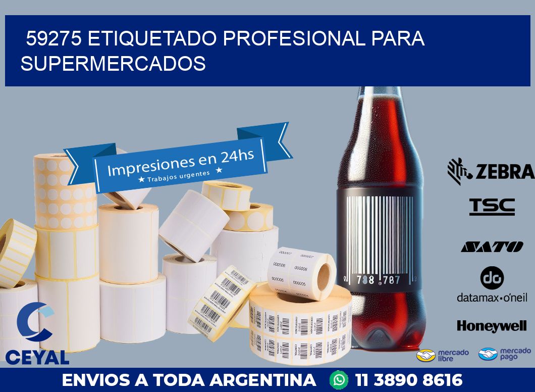 59275 ETIQUETADO PROFESIONAL PARA SUPERMERCADOS