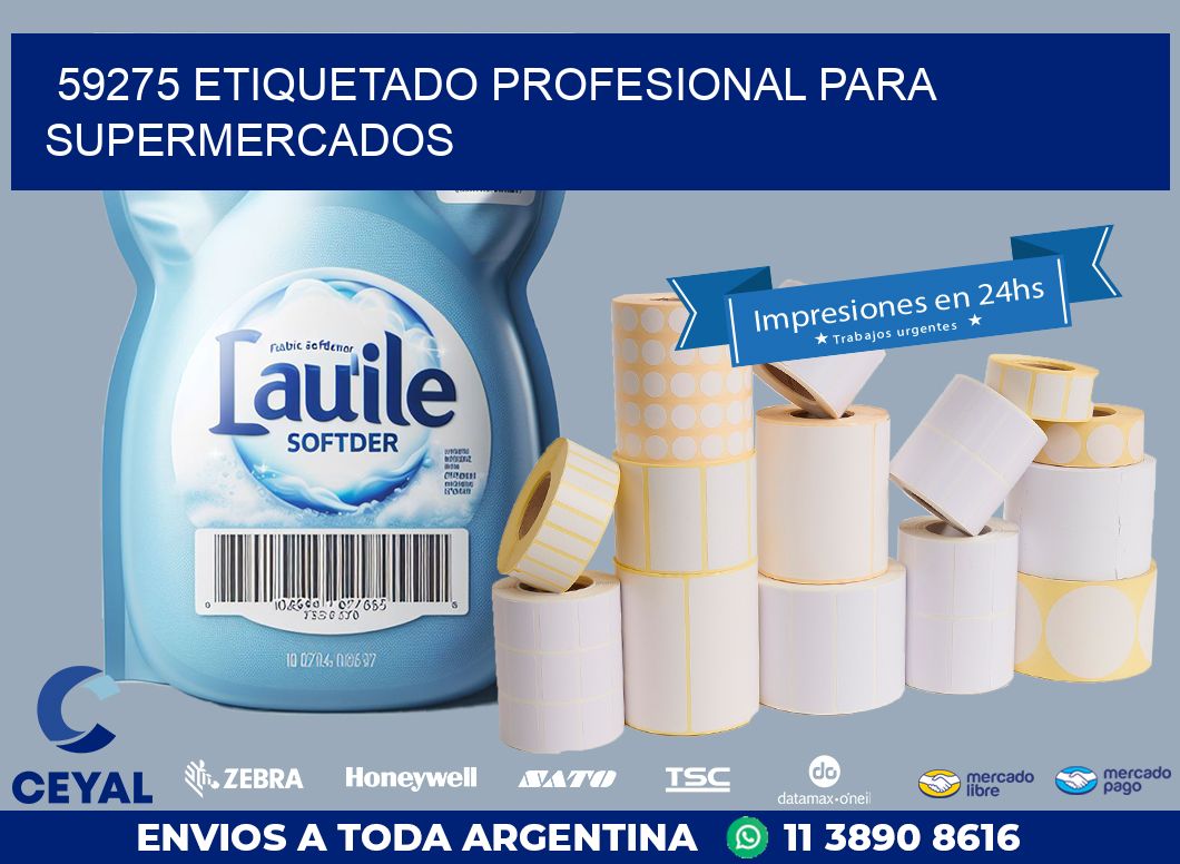 59275 ETIQUETADO PROFESIONAL PARA SUPERMERCADOS