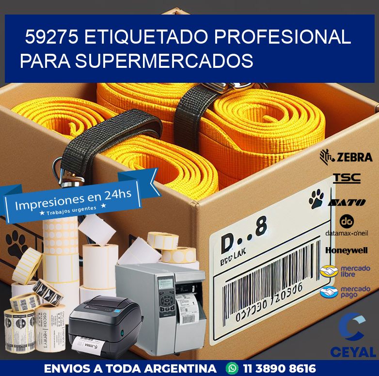 59275 ETIQUETADO PROFESIONAL PARA SUPERMERCADOS