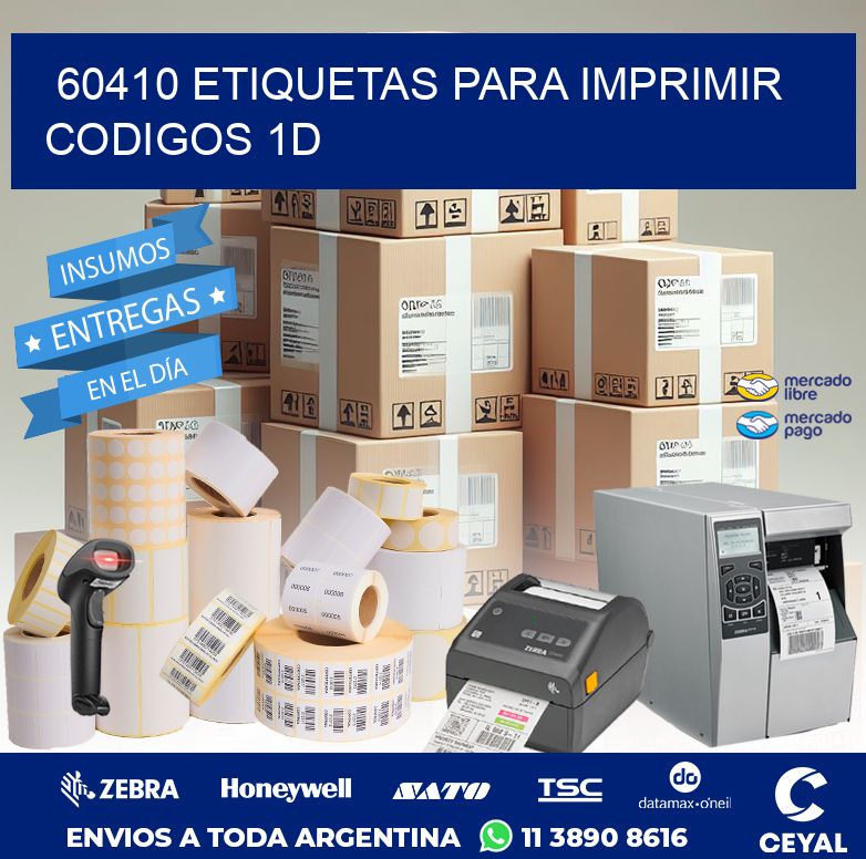 60410 ETIQUETAS PARA IMPRIMIR CODIGOS 1D