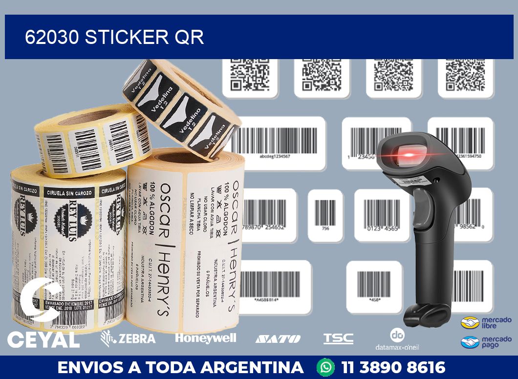 62030 STICKER QR