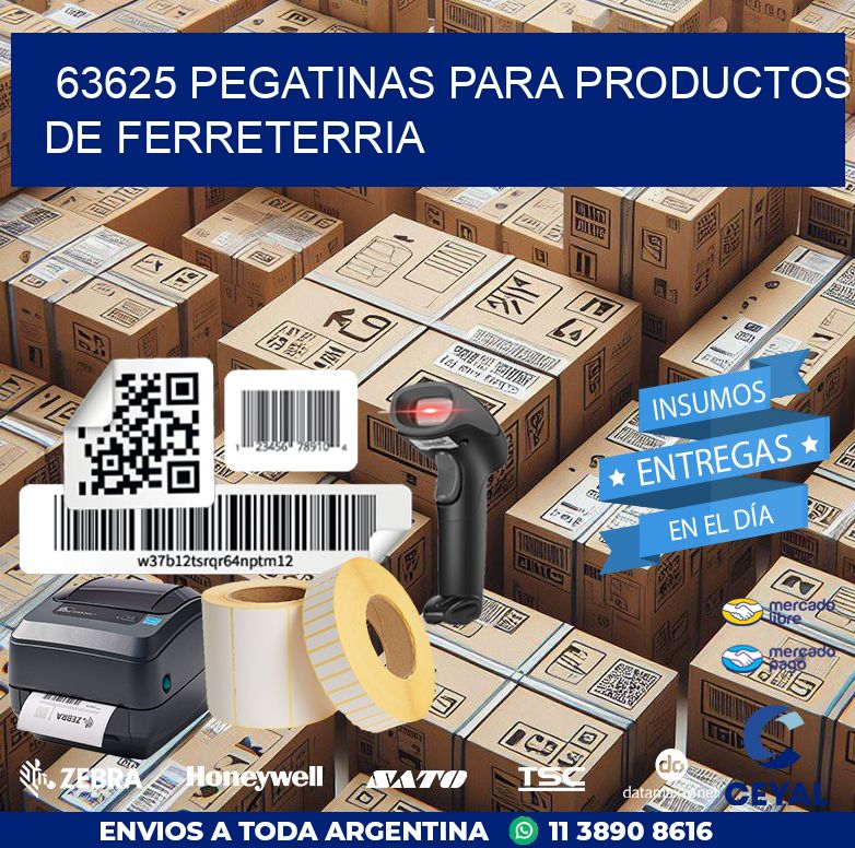 63625 PEGATINAS PARA PRODUCTOS DE FERRETERRIA