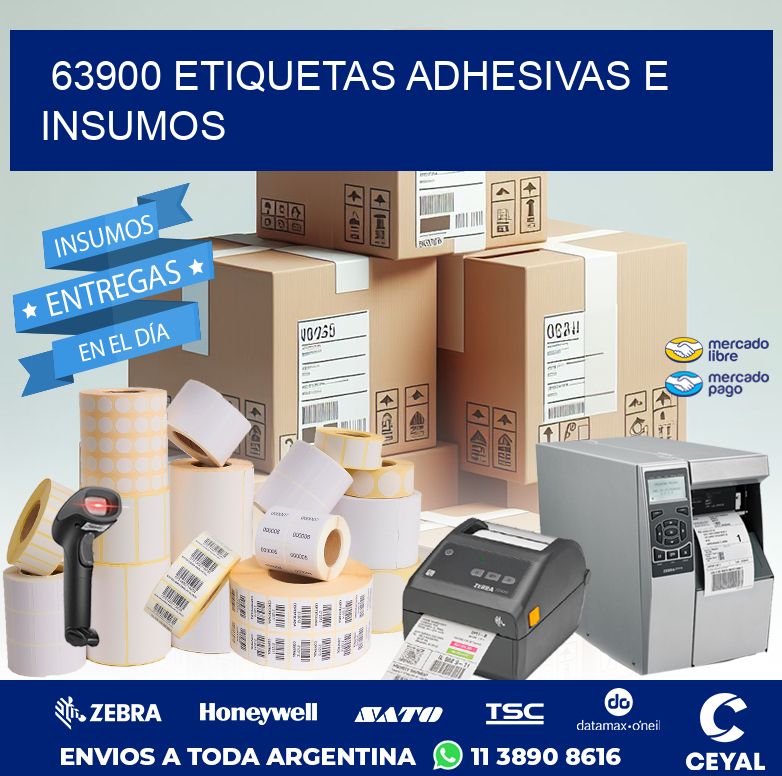 63900 ETIQUETAS ADHESIVAS E INSUMOS