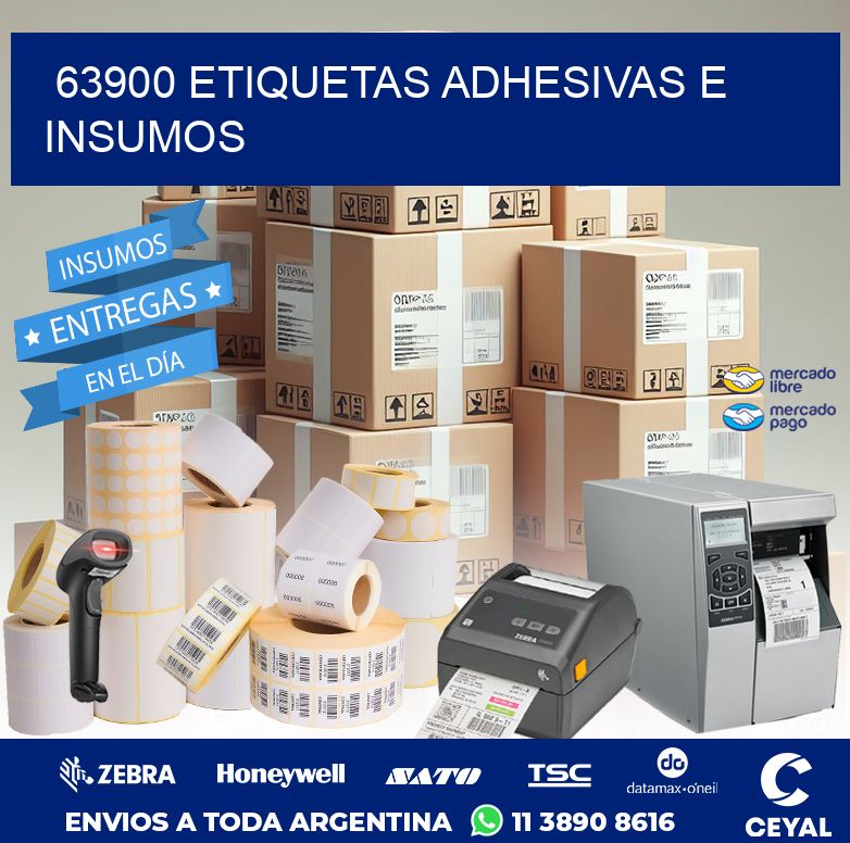 63900 ETIQUETAS ADHESIVAS E INSUMOS