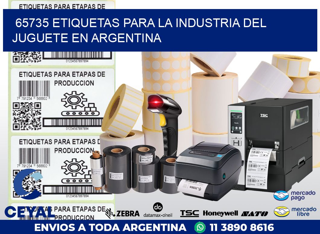 65735 ETIQUETAS PARA LA INDUSTRIA DEL JUGUETE EN ARGENTINA