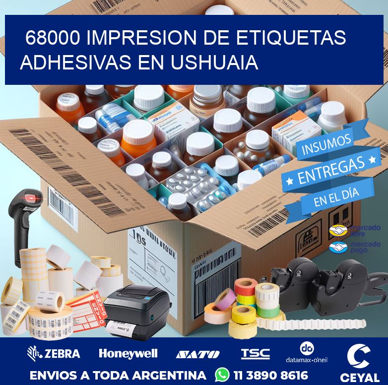 68000 IMPRESION DE ETIQUETAS ADHESIVAS EN USHUAIA