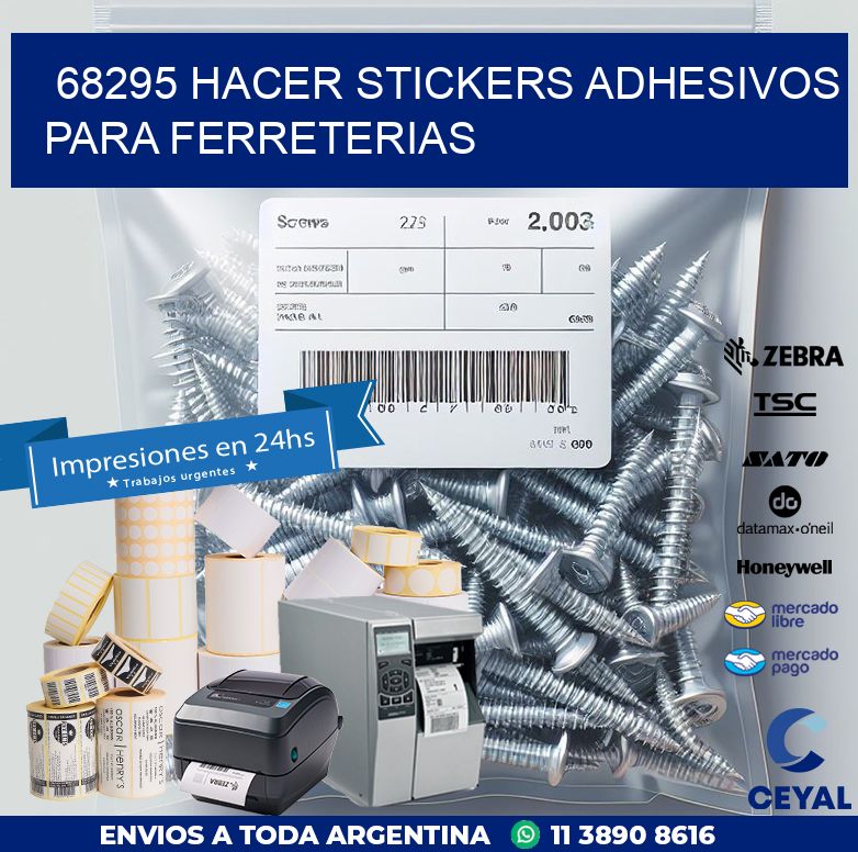 68295 HACER STICKERS ADHESIVOS PARA FERRETERIAS