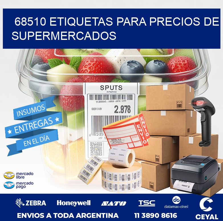 68510 ETIQUETAS PARA PRECIOS DE SUPERMERCADOS