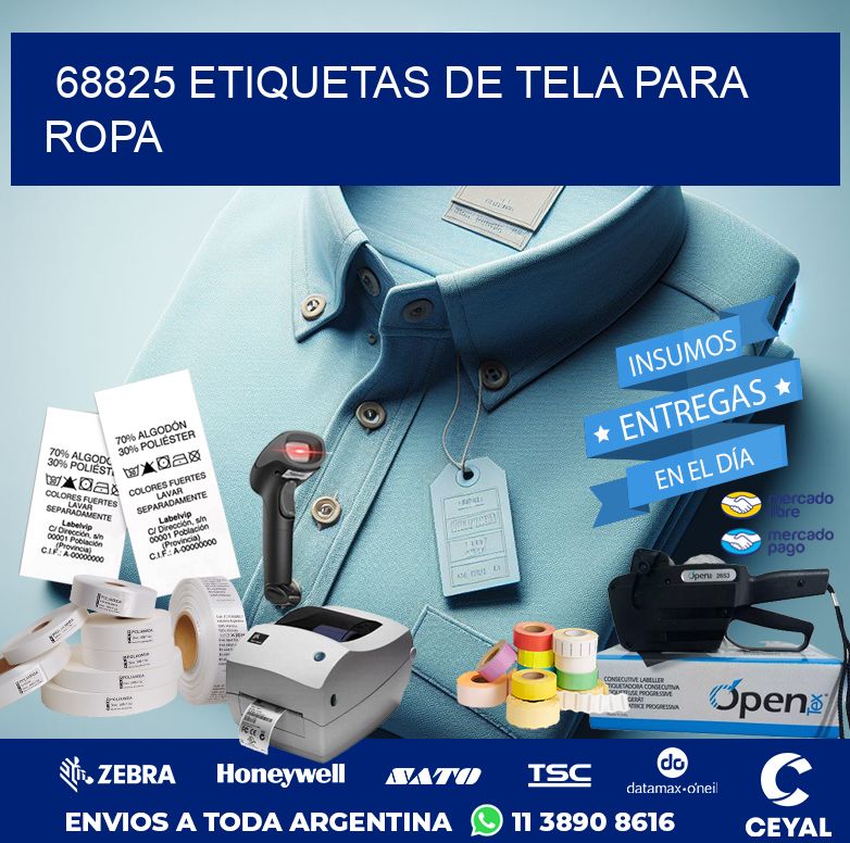 68825 ETIQUETAS DE TELA PARA ROPA