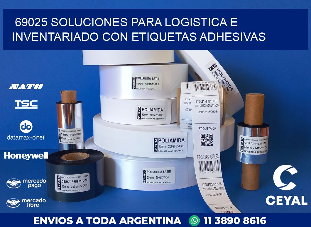 69025 SOLUCIONES PARA LOGISTICA E INVENTARIADO CON ETIQUETAS ADHESIVAS