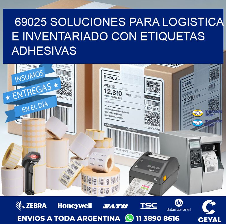 69025 SOLUCIONES PARA LOGISTICA E INVENTARIADO CON ETIQUETAS ADHESIVAS