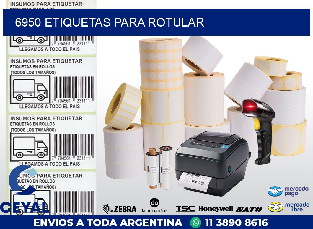 6950 ETIQUETAS PARA ROTULAR