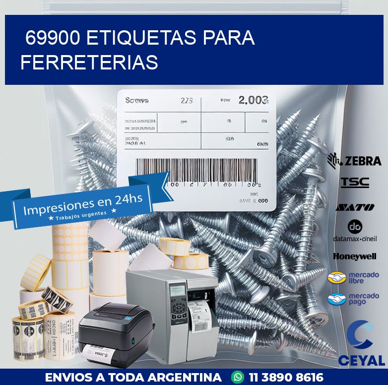 69900 ETIQUETAS PARA FERRETERIAS