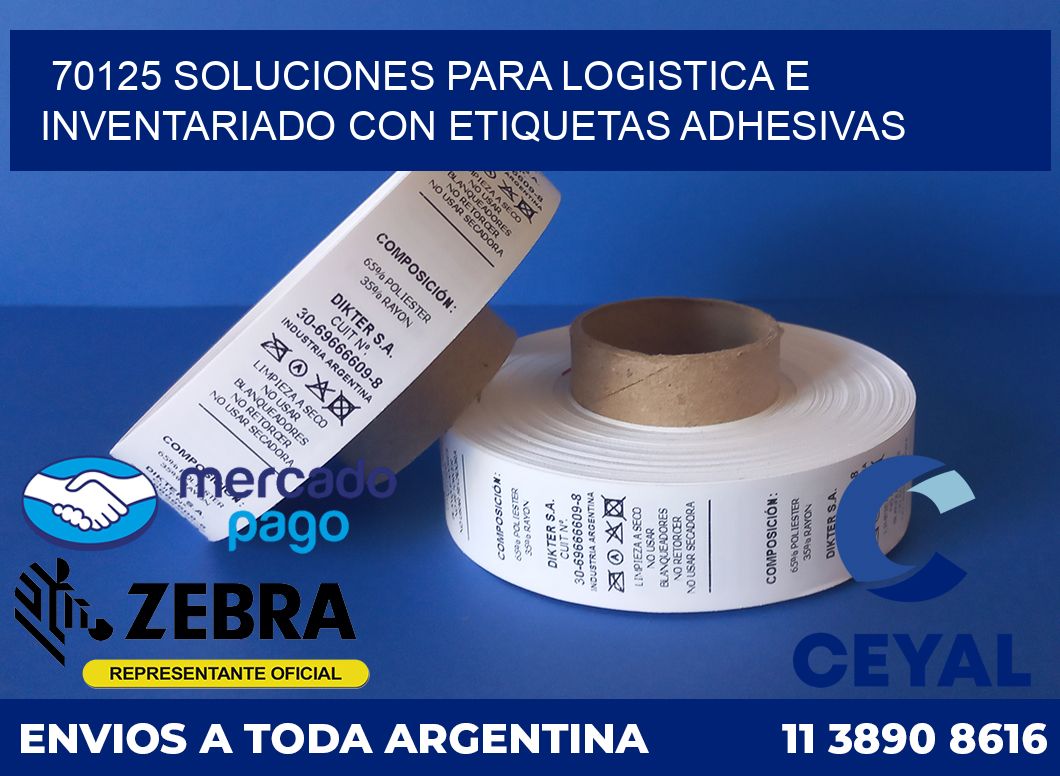 70125 SOLUCIONES PARA LOGISTICA E INVENTARIADO CON ETIQUETAS ADHESIVAS