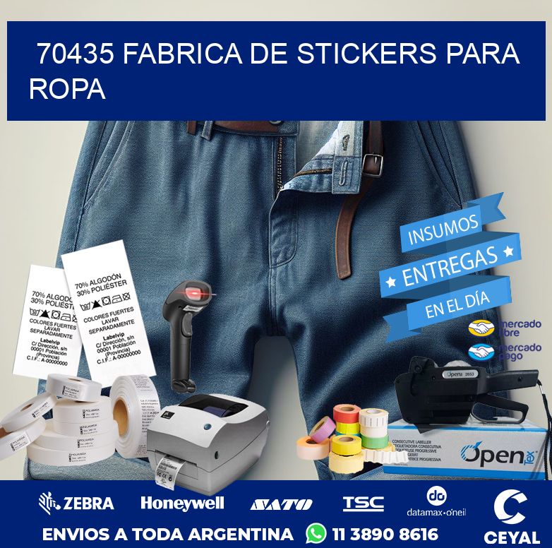 70435 FABRICA DE STICKERS PARA ROPA