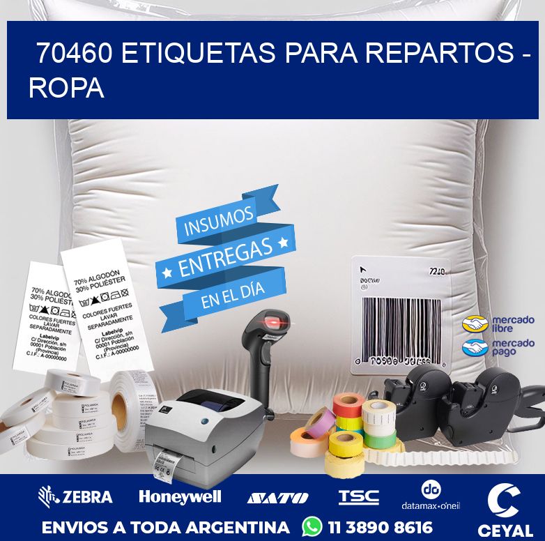 70460 ETIQUETAS PARA REPARTOS – ROPA